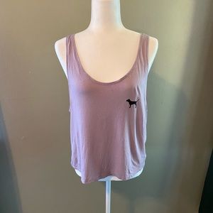 PINK Mauve Tank Top